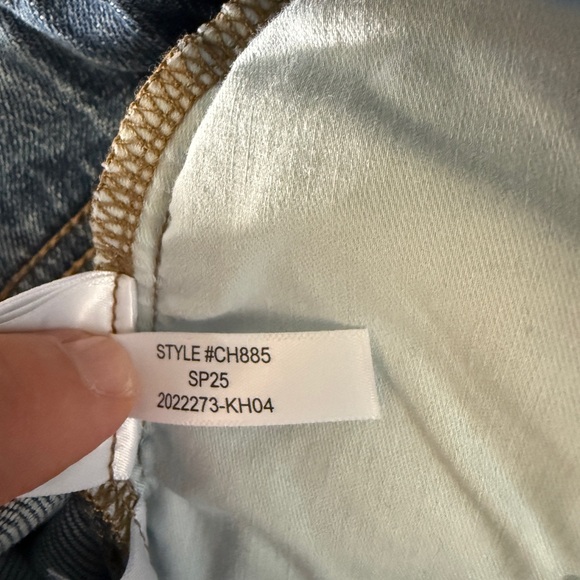 J Crew tall slim wide jean with stacked buttons - two pairs, size 28T - Picture 6 of 8